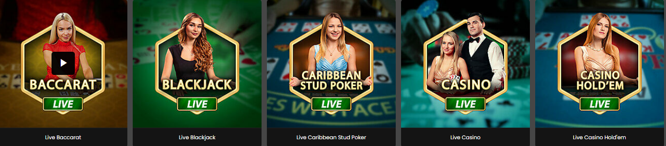 Revue Jeux proposés Casino Action Live