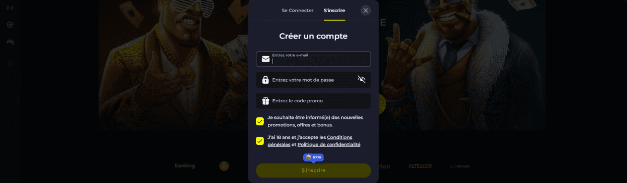 Enregistrer sur BDM Bet Casino FR et Obtenir Code Promo