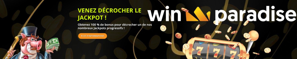 Jackpot progressif V.I.P. dans les casinos sur internet en France