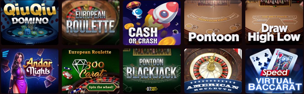 Bronze casino lobby jeux en ligne