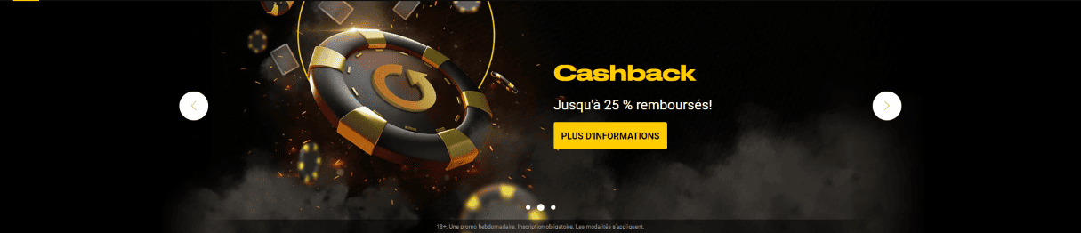 Découvrez du CashBack Bonus sur Casino BWin en France