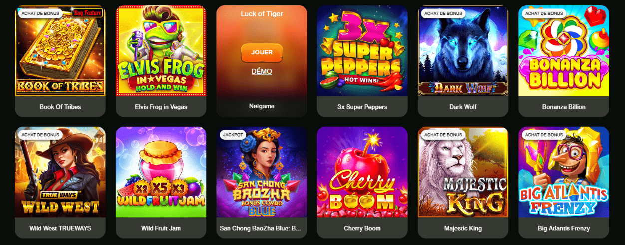 Jouer Maintenant le Bon Jeux au CasinoCashWin Francophone