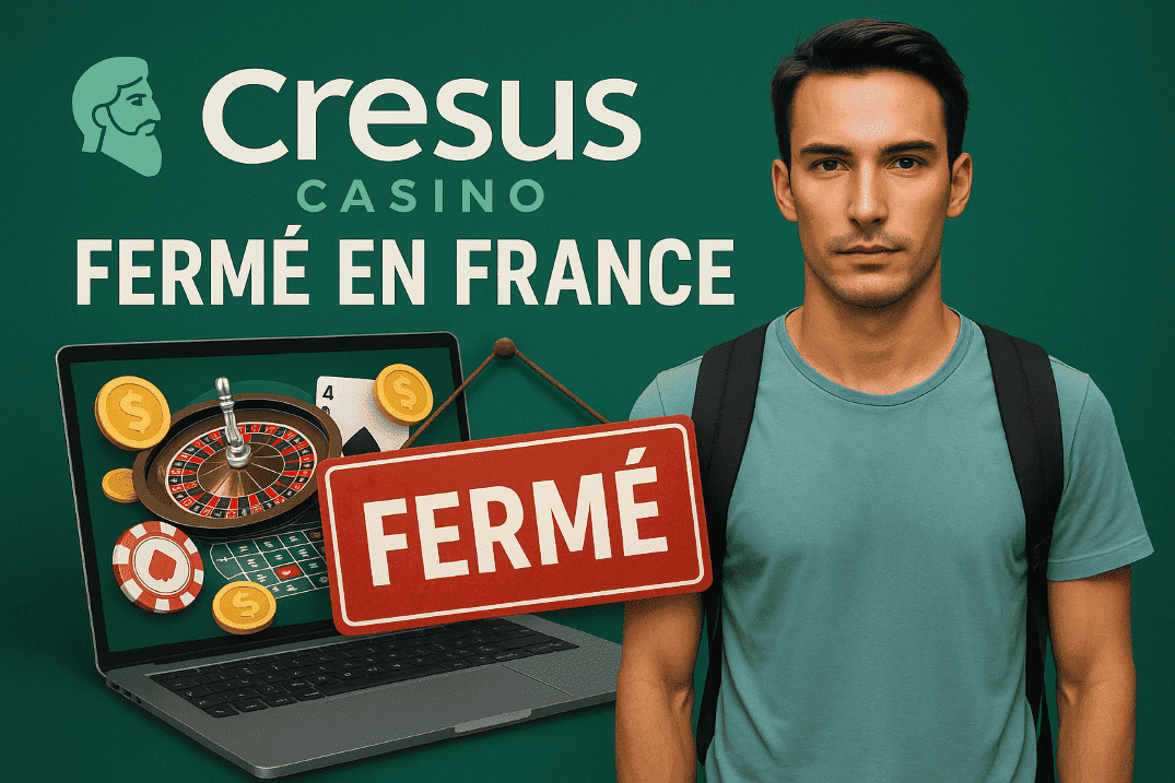 Aujourd’hui Casino Cresus Fermé pour les Joueurs Français - Fermeture en 2025