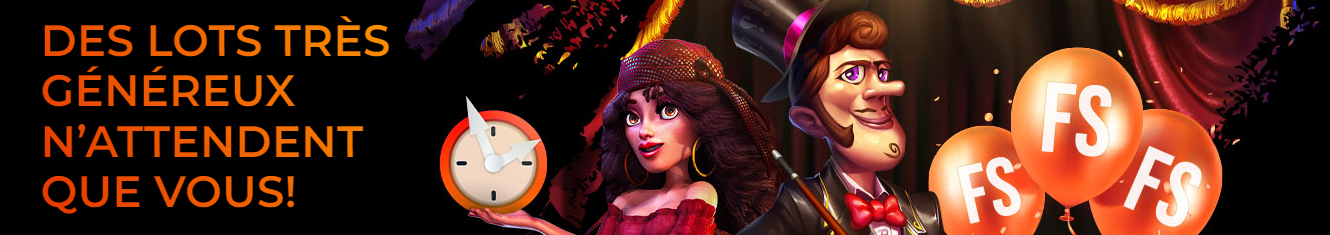 Fortune Clock Casino en ligne bonus sans dépôt - 10€