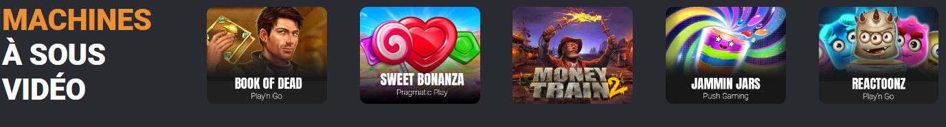 jeux Les meilleures machines à sous avec un bon RTP dans un casino en ligne Freshbet