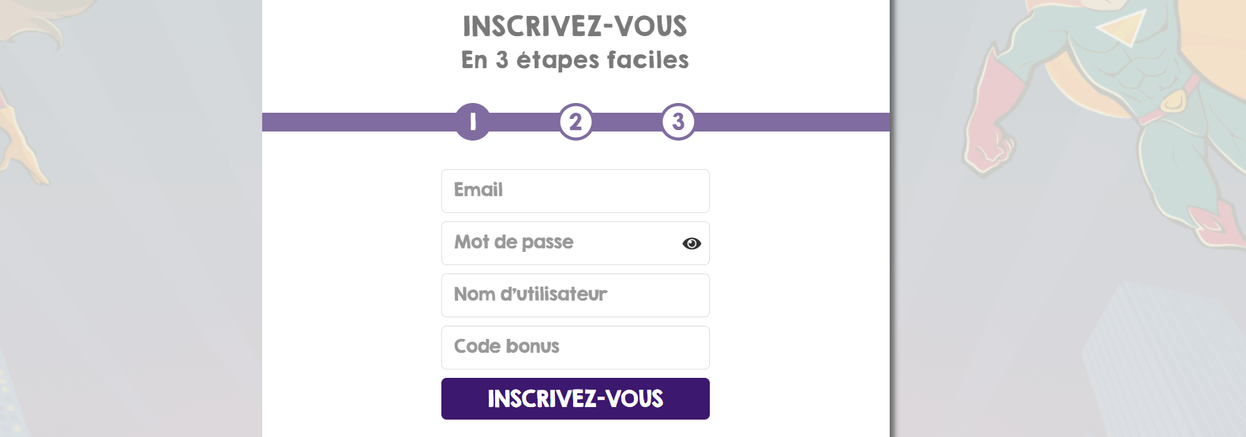 Casino Gale&Martin l'enregistrement de nouveaux joueurs