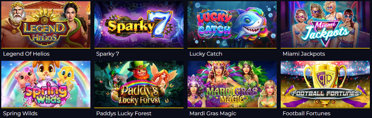 Quel choix de machines à sous au casino en ligne Grand Fortune ?