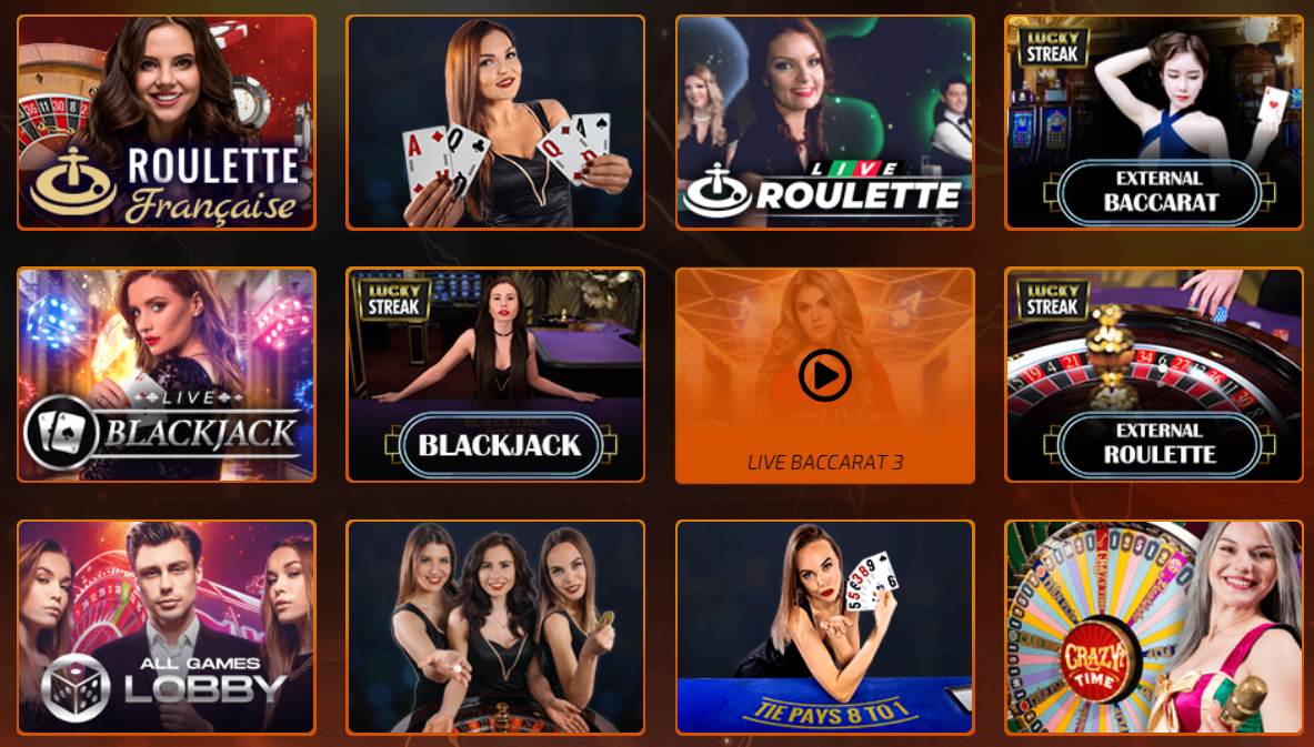 IntenseCasino avis meilleure Jeux en direct