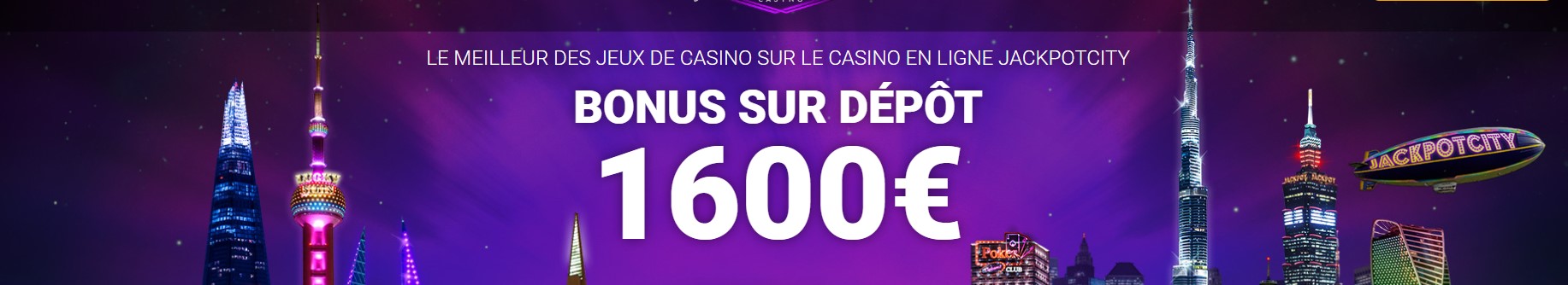 Login à jackpotcity.com et Obtenir Bonus sans Dépôt Gratuit !