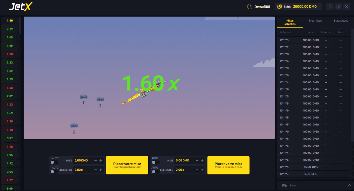 JetX Jeu de Casino sur Internet FR