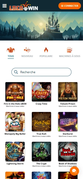 Jouer Maintenant sur Top Machines à Sous au Casino Loco Win en Ligne