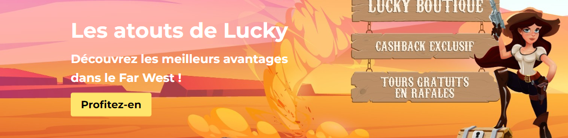 En ligne Lucky Luke Casino bonus sans dépôt