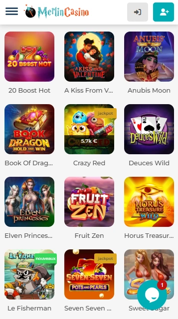 Jeux sur Casino Merlin Connectez-vous au Casino en Ligne Merlin et Jouer à Meilleurs Machines à Sous