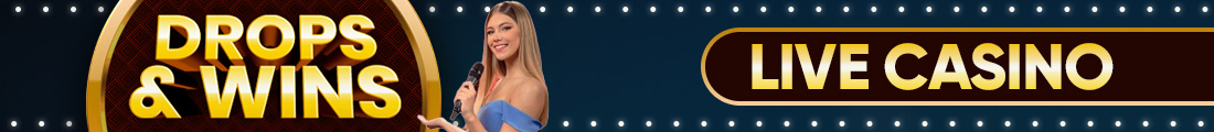 Drops & Wins Croupier en Direct Bonus sur RooBet Site de Jeux d'Argent