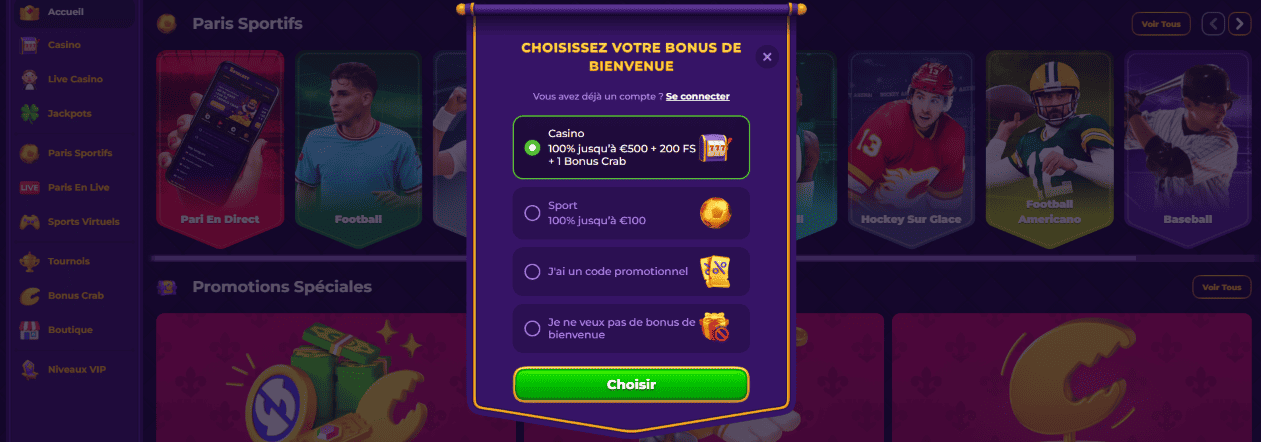 Register Votre Compte sur Royal-Game Casino Aujourd'hui en France