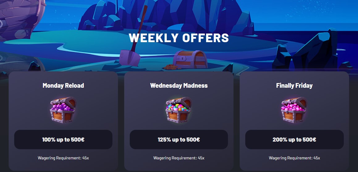 Weekly bonus seven casino sur le net français