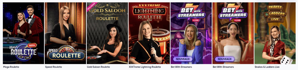 FR CasinoSG avec le Plus Populaire Jeux en Direct pour le Plaisir