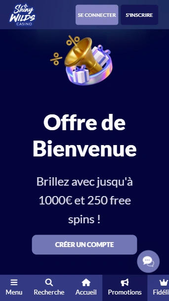 FR Avis Shiny Wild avec Excellent Bonus sans Dépôt sur Internet