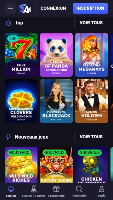 Jouer Maintenant sur Casino AuraSpin avec Superbe Machines à Sous et Autres Jeux en Ligne