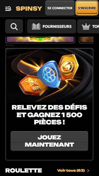 Avis Spinsy Casino pour les Joueurs Français 2025