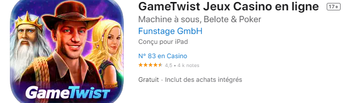 Jeux Gratuits sur Casino GameTwit Fiable